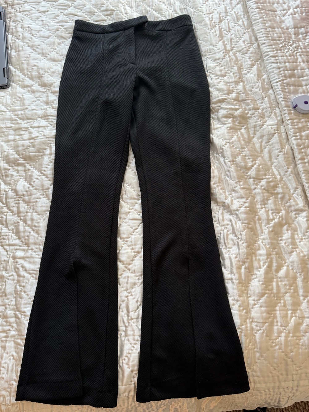 Nordstrom Black Flared Ponte Pants